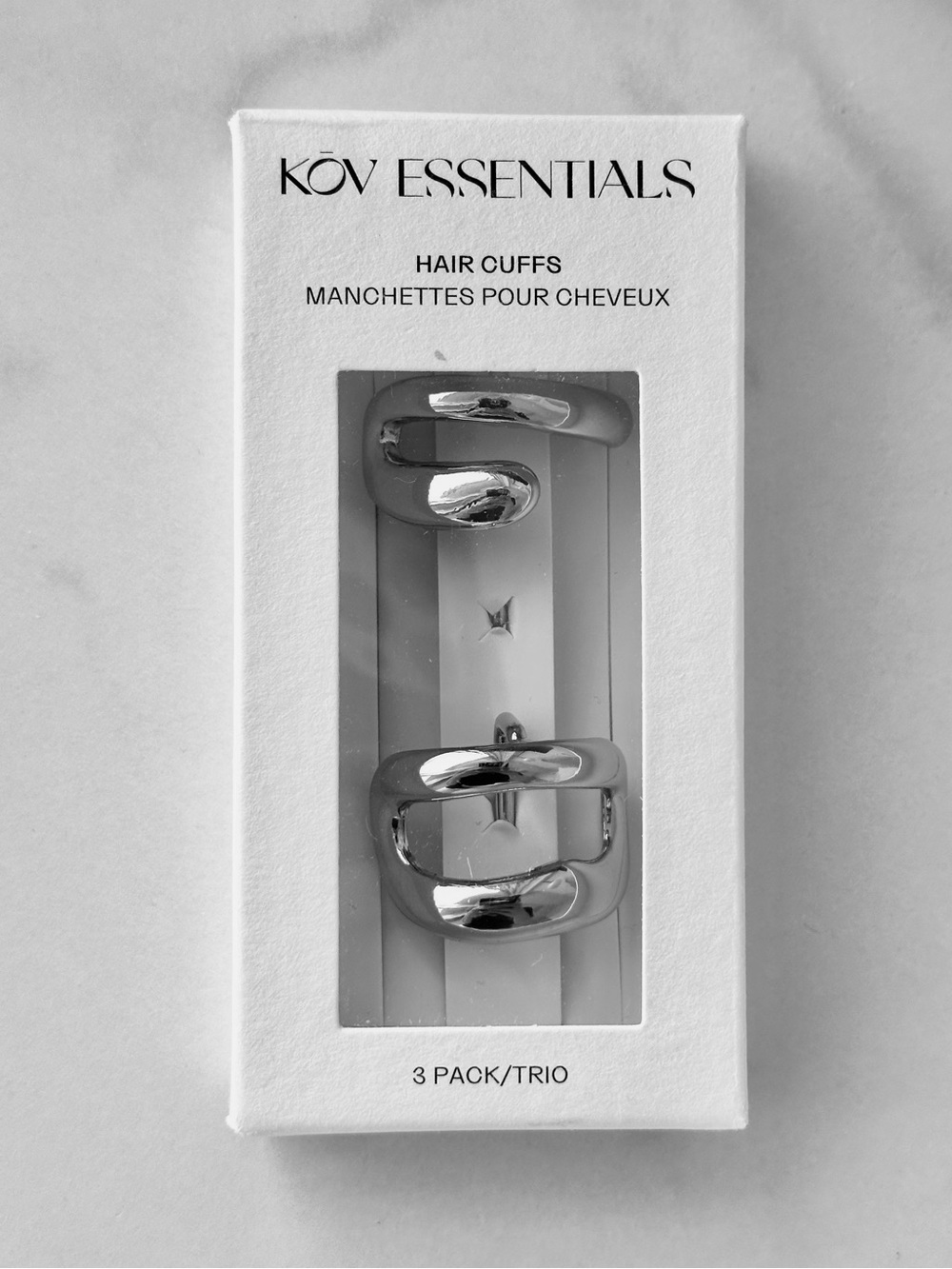 Kov Essentials Silver Hair Cuffs - 2 Pack